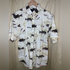 North River Button Down Bass top size L